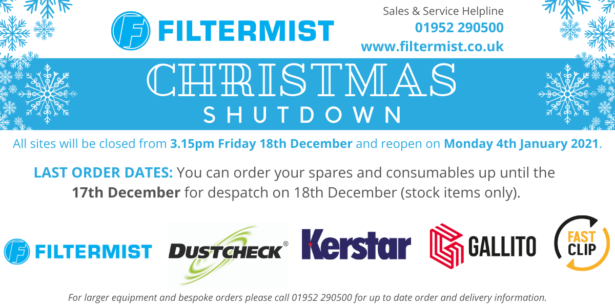 Last order dates and end of year shut down